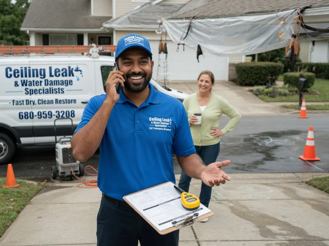 Ceiling Leak Cleanup Brookhaven, NY FAQs